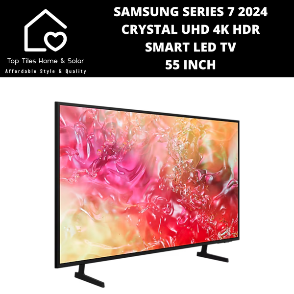 Samsung Series 7 2024 - Crystal UHD 4K HDR Smart LED TV - 55 Inch