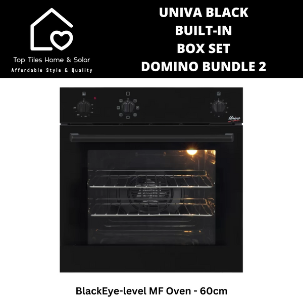 Univa Black Built-in Box Set - Domino Bundle 2