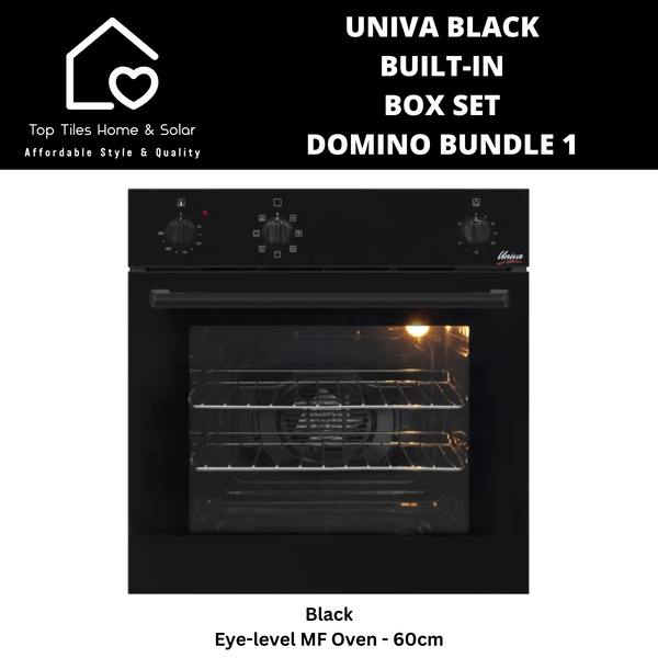 Univa Black Built-in Box Set - Domino Bundle 1