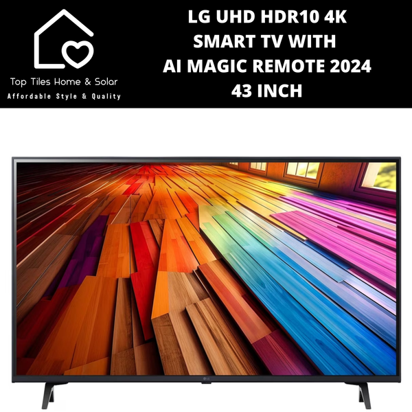 LG UHD HDR10 4K Smart TV with AI Magic Remote 2024 - 43 Inch