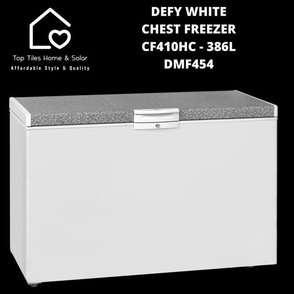 Defy White Chest Freezer CF410HC - 386L DMF454