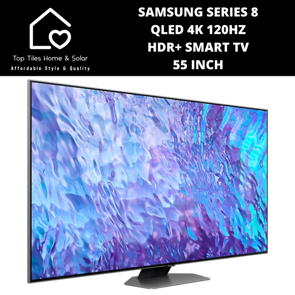 Samsung Series 8 QLED 4k 120Hz HDR+ Smart TV 55 Inch