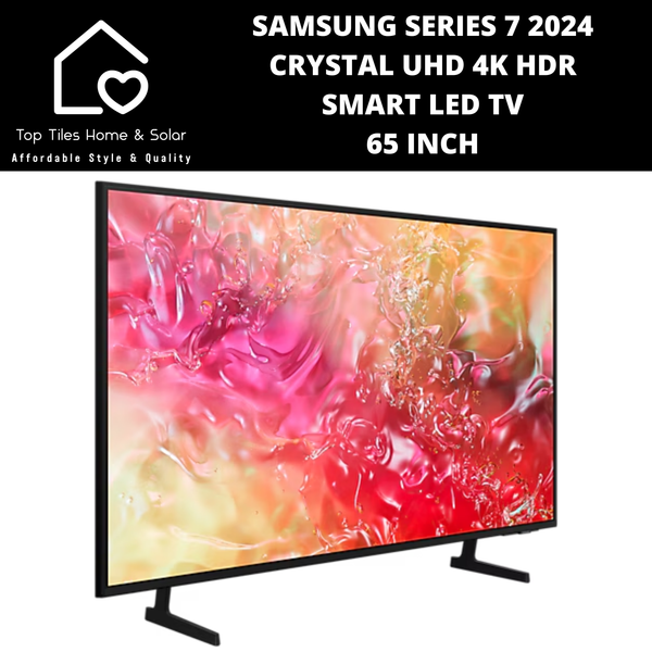 Samsung Series 7 2024 - Crystal UHD 4K HDR Smart LED TV - 65 Inch