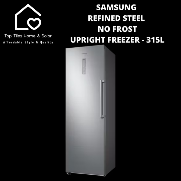 Samsung Refined Steel No Frost Upright Freezer - 315L