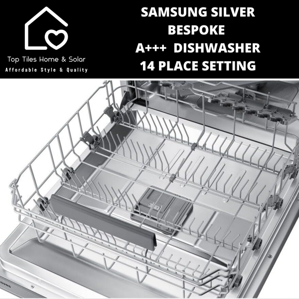 Samsung Silver Bespoke A+++  Dishwasher - 14 Place Setting