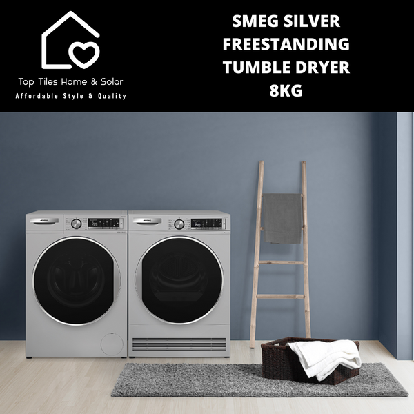 Smeg Silver Freestanding Tumble Dryer - 8kg