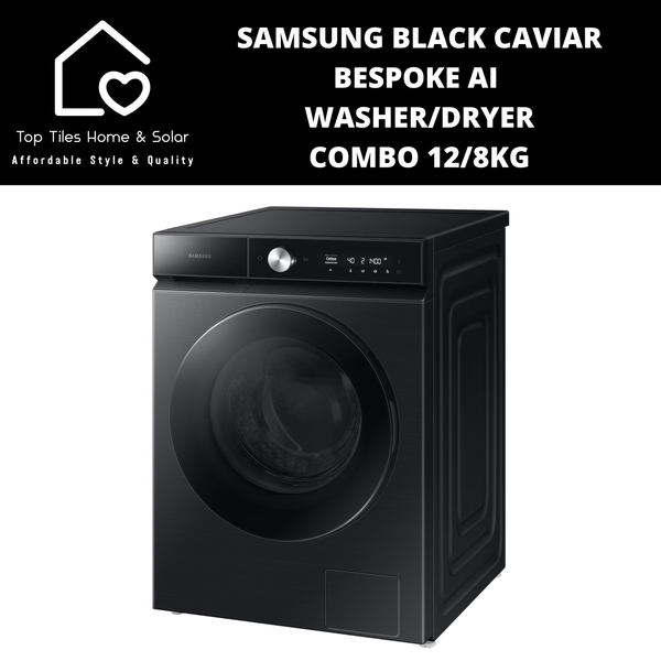 Samsung Black Caviar Bespoke AI Washer Dryer Combo - 12/8kg