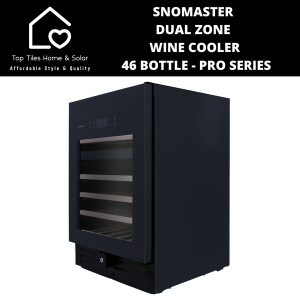 SnoMaster Dual Zone Wine Cooler - 46 Bottle Pro Series