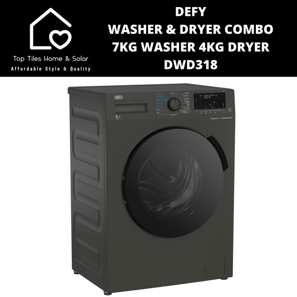 Defy Washer & Dryer Combo -  7kg Washer 4kg Dryer DWD318