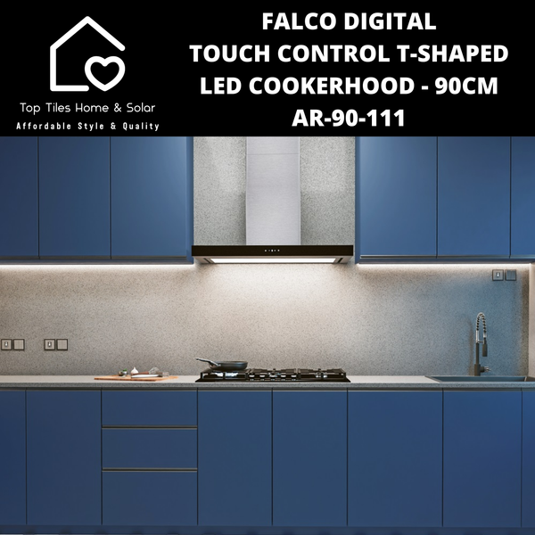 Falco Digital Touch Control T-Shaped LED Cookerhood - 90cm AR-90-111