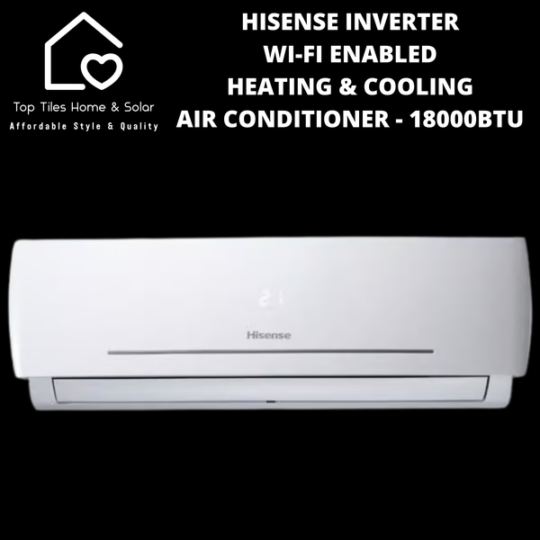 Hisense Inverter Wi-Fi Enabled Heating & Cooling Air Conditioner - 18000BTU