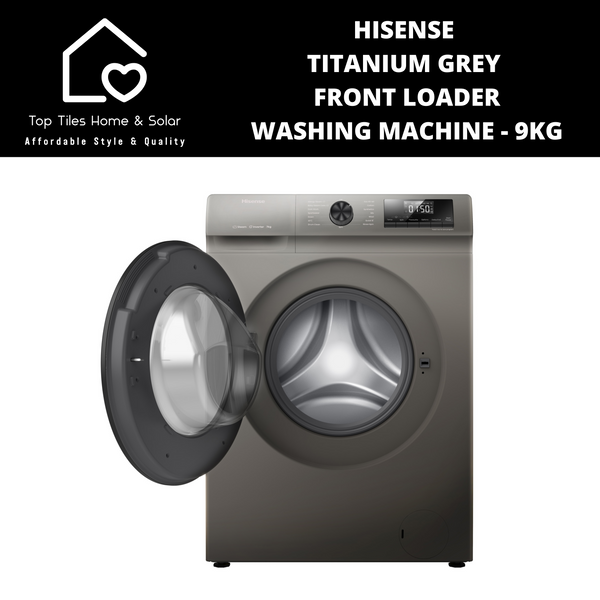 Hisense Titanium Grey Front Loader Washing Machine - 9kg