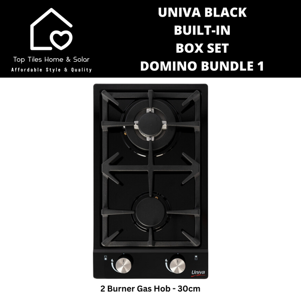 Univa Black Built-in Box Set - Domino Bundle 1