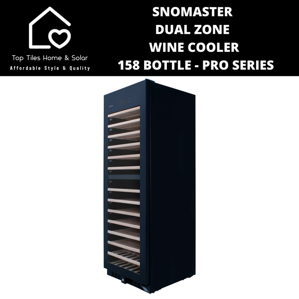 SnoMaster Dual Zone Wine Cooler - 158 Bottle Pro Series