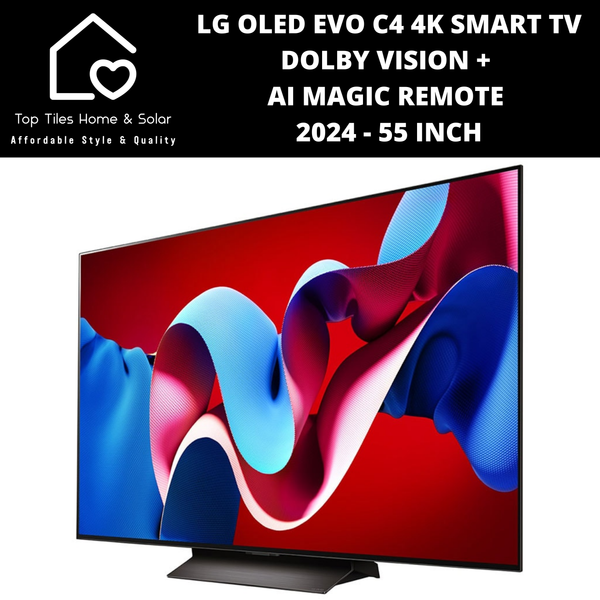 LG OLED EVO C4 4K Smart TV Dolby Vision + AI Magic Remote 2024 - 55 Inch