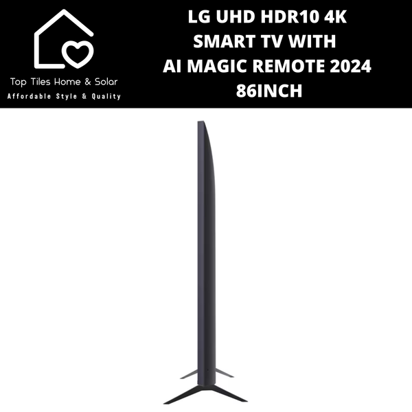 LG UHD HDR10 4K Smart TV with AI Magic Remote 2024 - 86 Inch