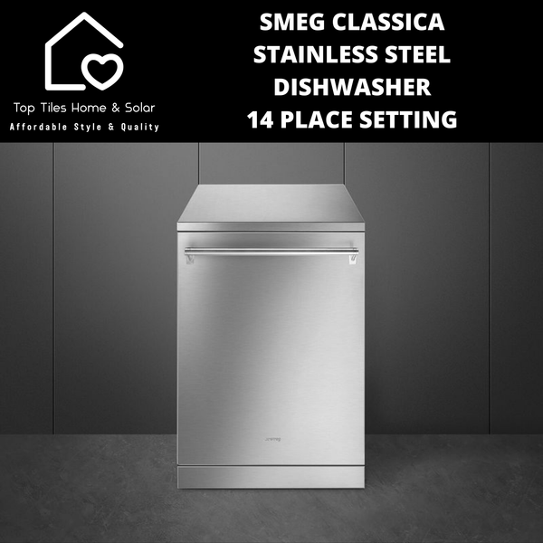 Smeg Classica Stainless Steel Dishwasher - 14 Place Setting