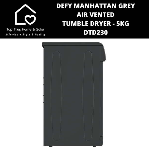 Defy Manhattan Grey Air Vented Tumble Dryer - 5kg DTD230