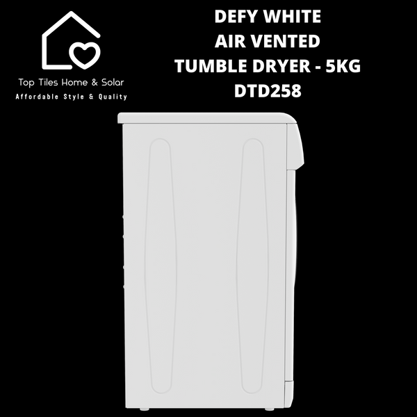 Defy White Air Vented Tumble Dryer - 5kg DTD258