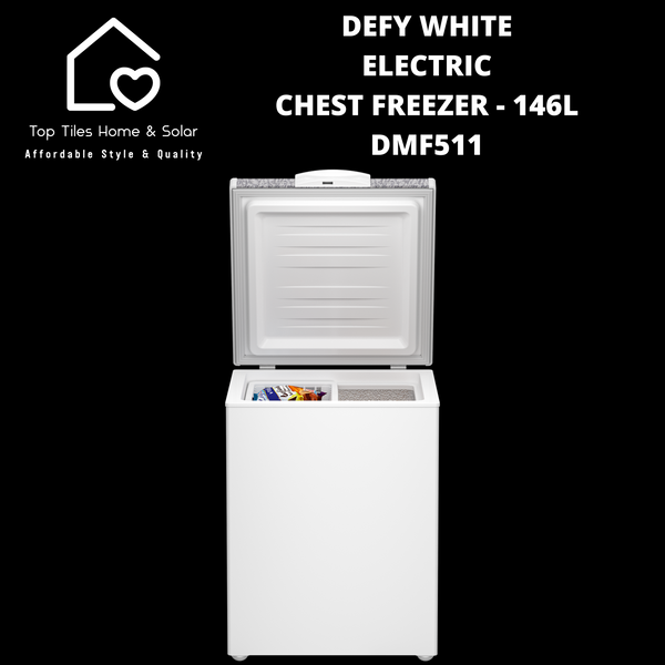 Defy White Electric Chest Freezer - 146L DMF511