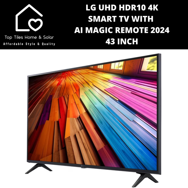 LG UHD HDR10 4K Smart TV with AI Magic Remote 2024 - 43 Inch