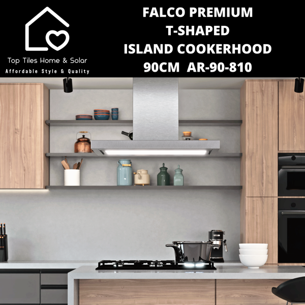 Falco Premium T-Shaped Island Cookerhood - 90cm AR-90-810