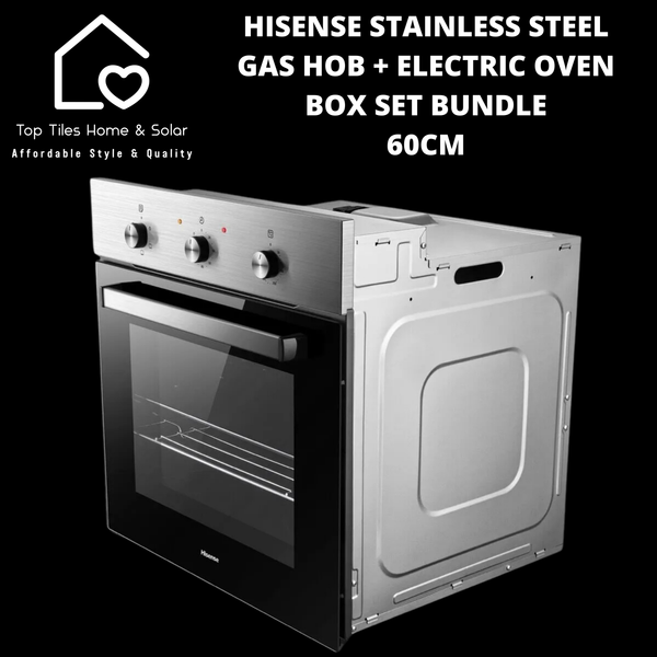 Hisense Gas Hob + Electric Oven Box Set Bundle - 60cm