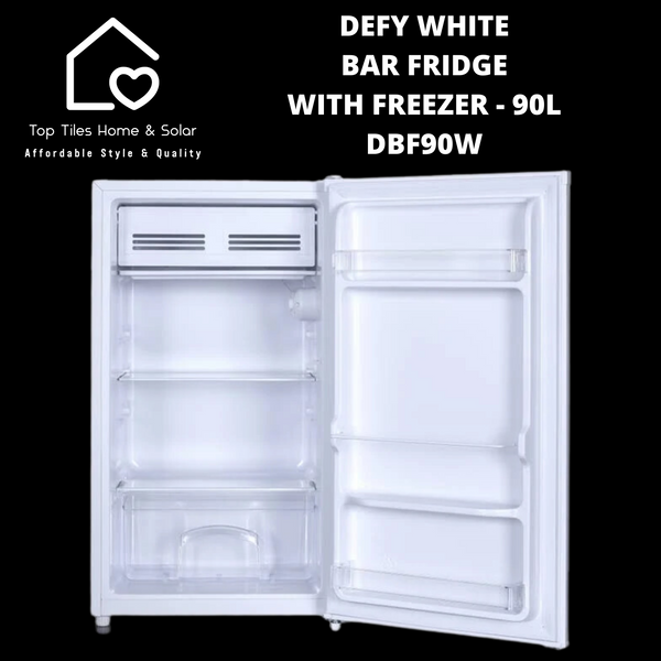 Defy White Bar Fridge with Freezer - 90L DBF90W