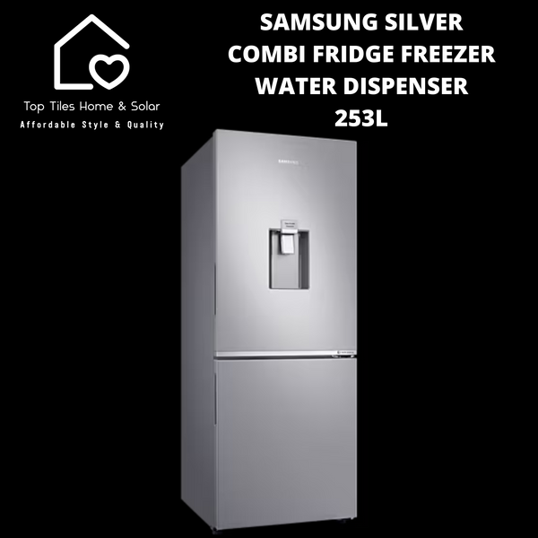 Samsung Silver Combi Fridge Freezer - 253L Water Dispenser