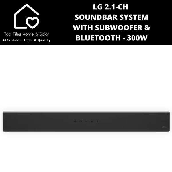 LG 2.1-Ch Soundbar System with Subwoofer & Bluetooth - 300W