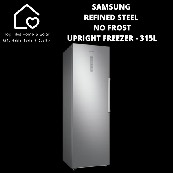 Samsung Refined Steel No Frost Upright Freezer - 315L