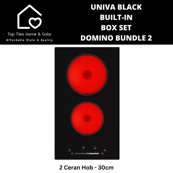 Univa Black Built-in Box Set - Domino Bundle 2