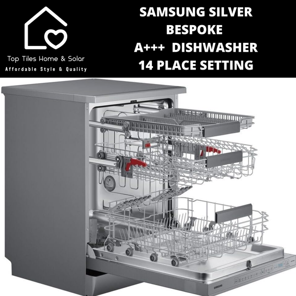 Samsung Silver Bespoke A+++  Dishwasher - 14 Place Setting