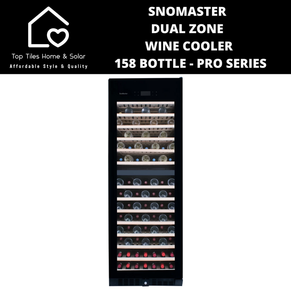 SnoMaster Dual Zone Wine Cooler - 158 Bottle Pro Series