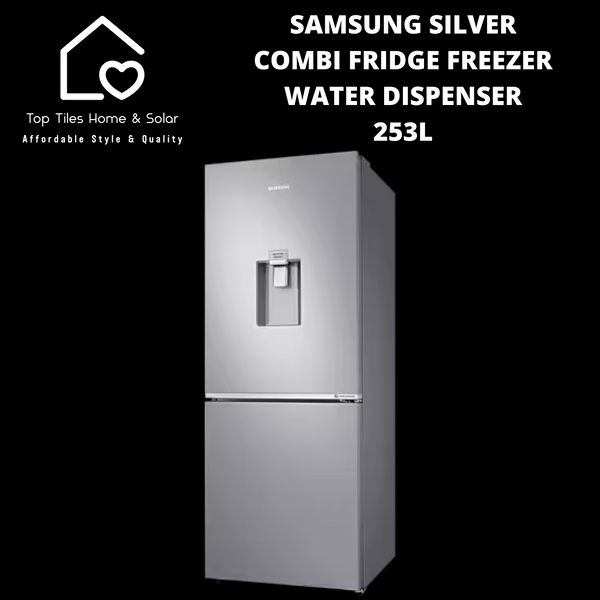 Samsung Silver Combi Fridge Freezer - 253L Water Dispenser