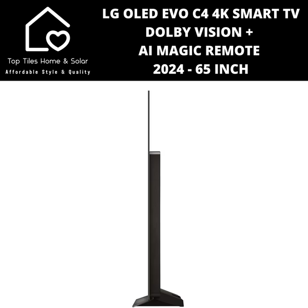 LG OLED EVO C4 4K Smart TV Dolby Vision + AI Magic Remote 2024 - 65 Inch