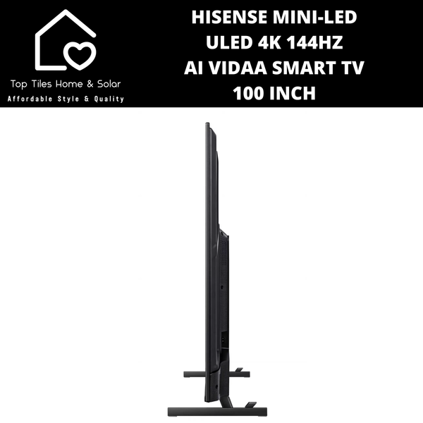 Hisense Mini-LED ULED 4K 144Hz AI VIDAA Smart TV - 100 Inch