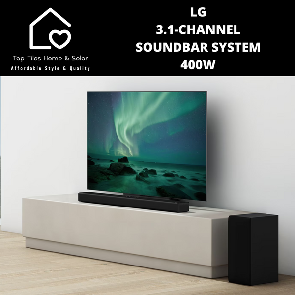 LG 3.1-Channel Soundbar System - 400W