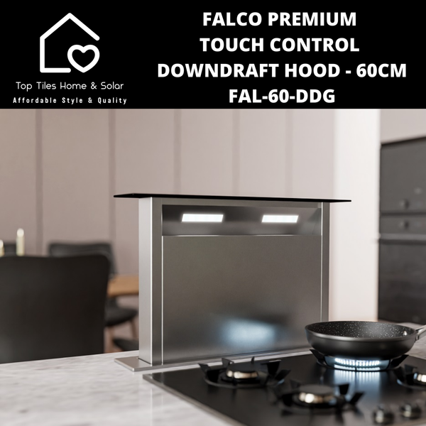 Falco Premium Touch Control Down draft Extractor - 60cm FAL-60-DDG