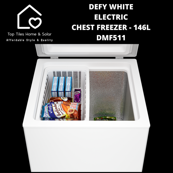 Defy White Electric Chest Freezer - 146L DMF511