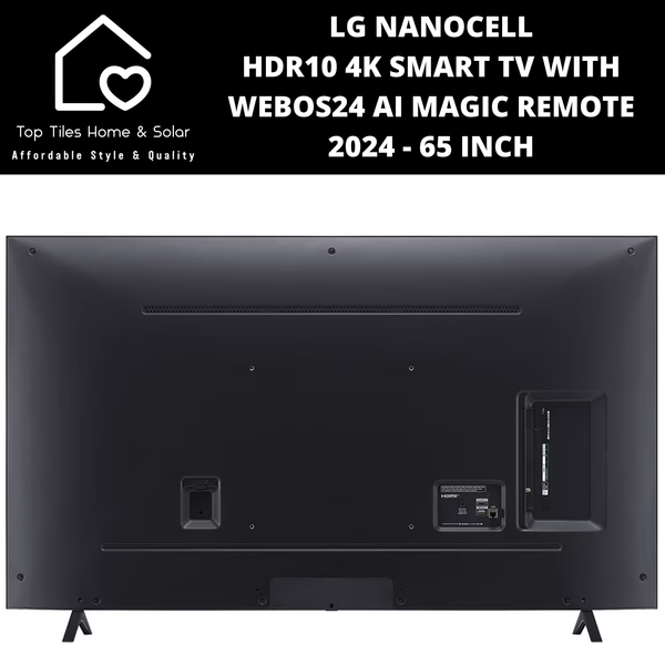 LG NanoCell HDR10 4K Smart TV with webOS24 AI Magic Remote 2024 - 65 Inch