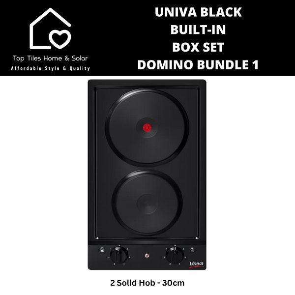 Univa Black Built-in Box Set - Domino Bundle 1