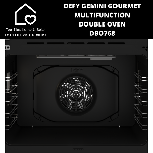 Defy Gemini Gourmet Multifunction Double Oven - DBO768