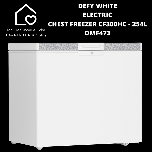 Defy White Electric Chest Freezer CF300HC - 254L DMF473