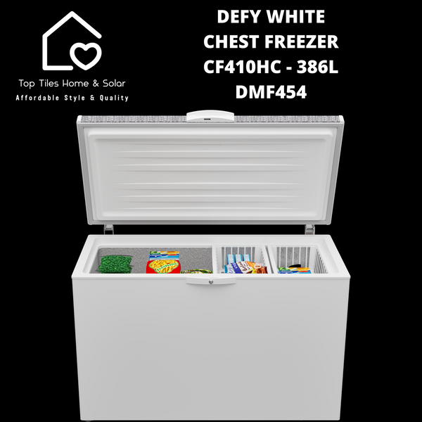 Defy White Chest Freezer CF410HC - 386L DMF454