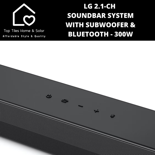 LG 2.1-Ch Soundbar System with Subwoofer & Bluetooth - 300W