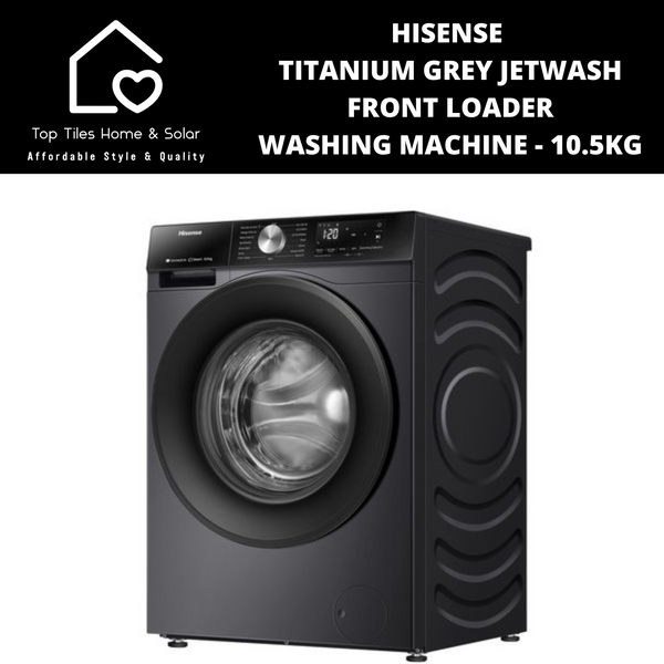 Hisense Titanium Grey JetWash Front Loader Washing Machine - 10.5kg