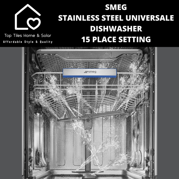 Smeg Stainless Steel Universale Dishwasher - 15 Place Setting