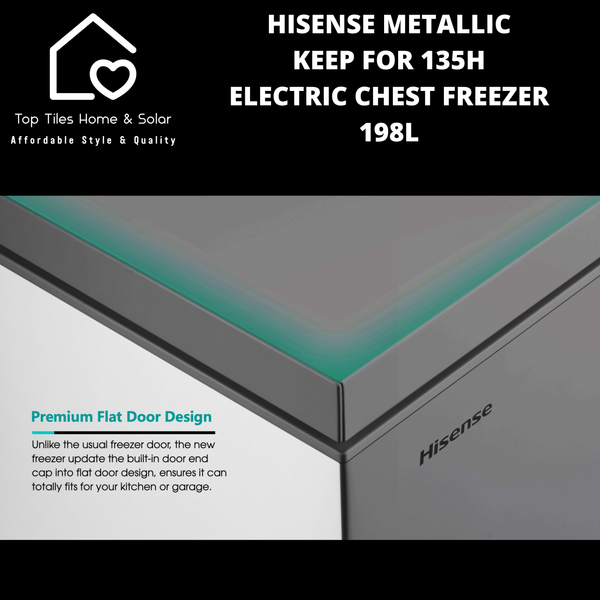 Hisense Metallic Keep For 135H Electric Chest Freezer - 198L