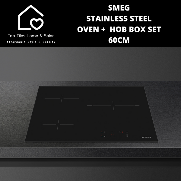 Smeg Stainless Steel Oven +  Hob Box Set - 60cm